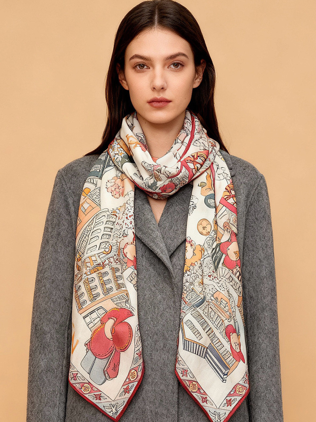 🆕L.viP 定制级别 【双面同色高奢丝绒方巾，baby绒级别的超柔触感】只有我家的品质才能叫丝绒方巾路