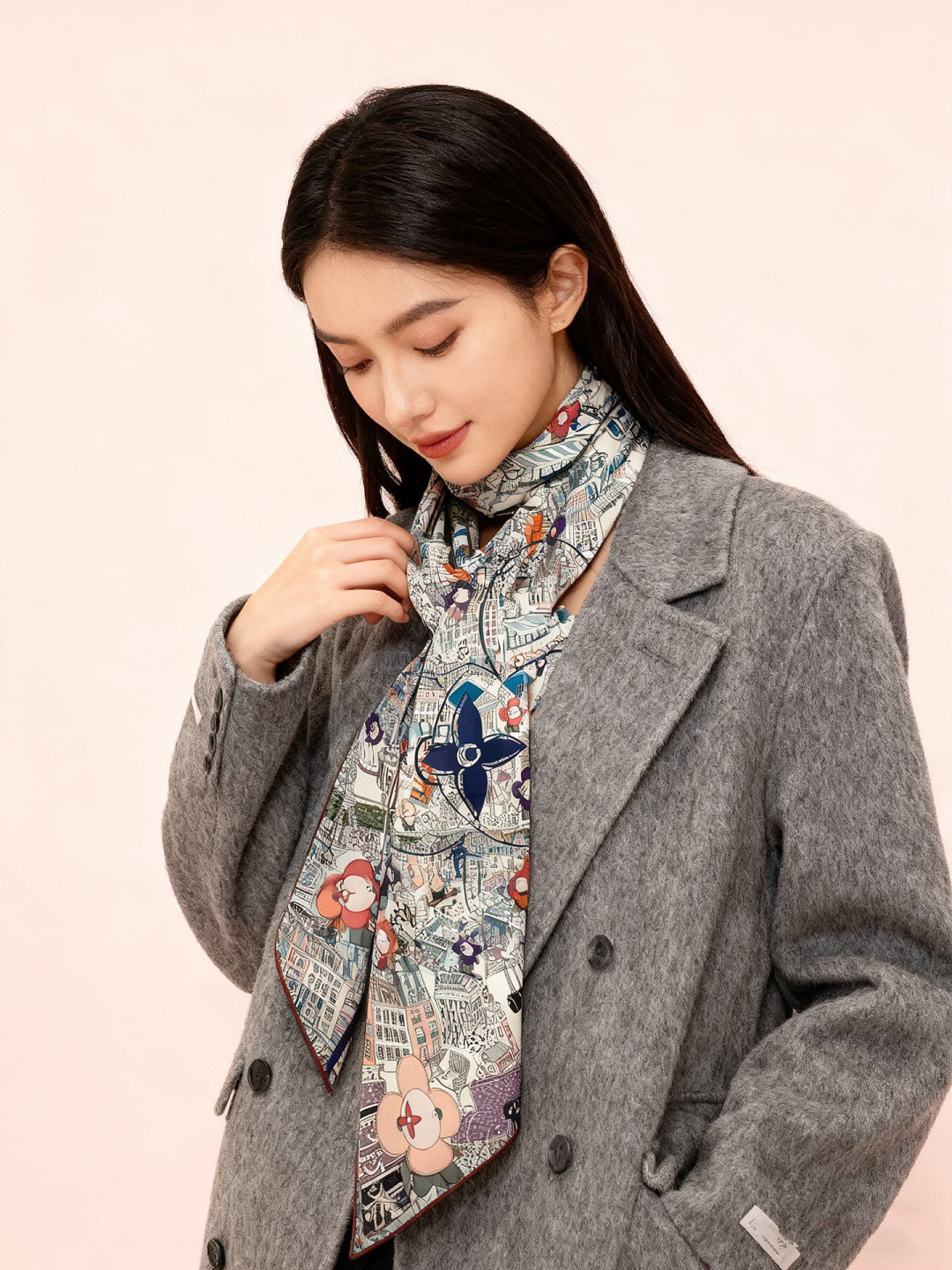 🆕L.viP 定制级别 【双面同色高奢丝绒方巾，baby绒级别的超柔触感】只有我家的品质才能叫丝绒方巾路