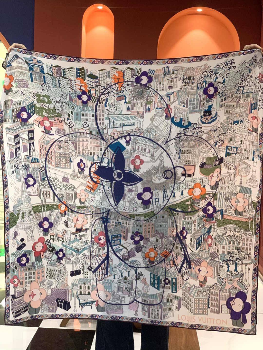 🆕L.viP 定制级别 【双面同色高奢丝绒方巾，baby绒级别的超柔触感】只有我家的品质才能叫丝绒方巾路