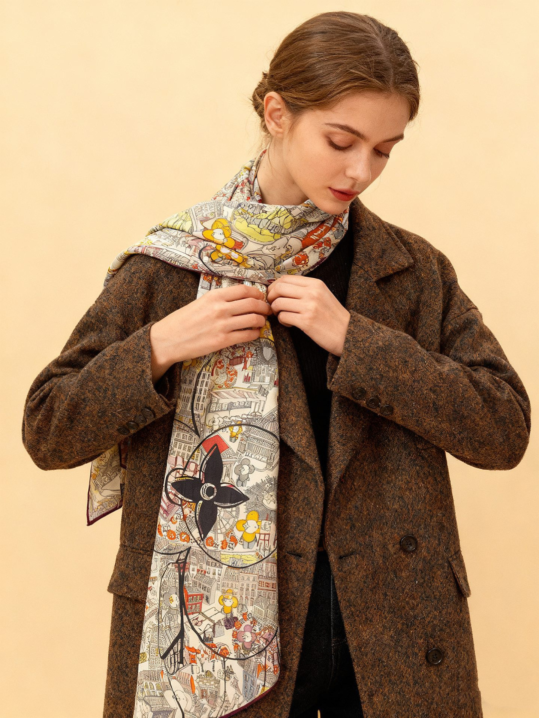 🆕L.viP 定制级别 【双面同色高奢丝绒方巾，baby绒级别的超柔触感】只有我家的品质才能叫丝绒方巾路