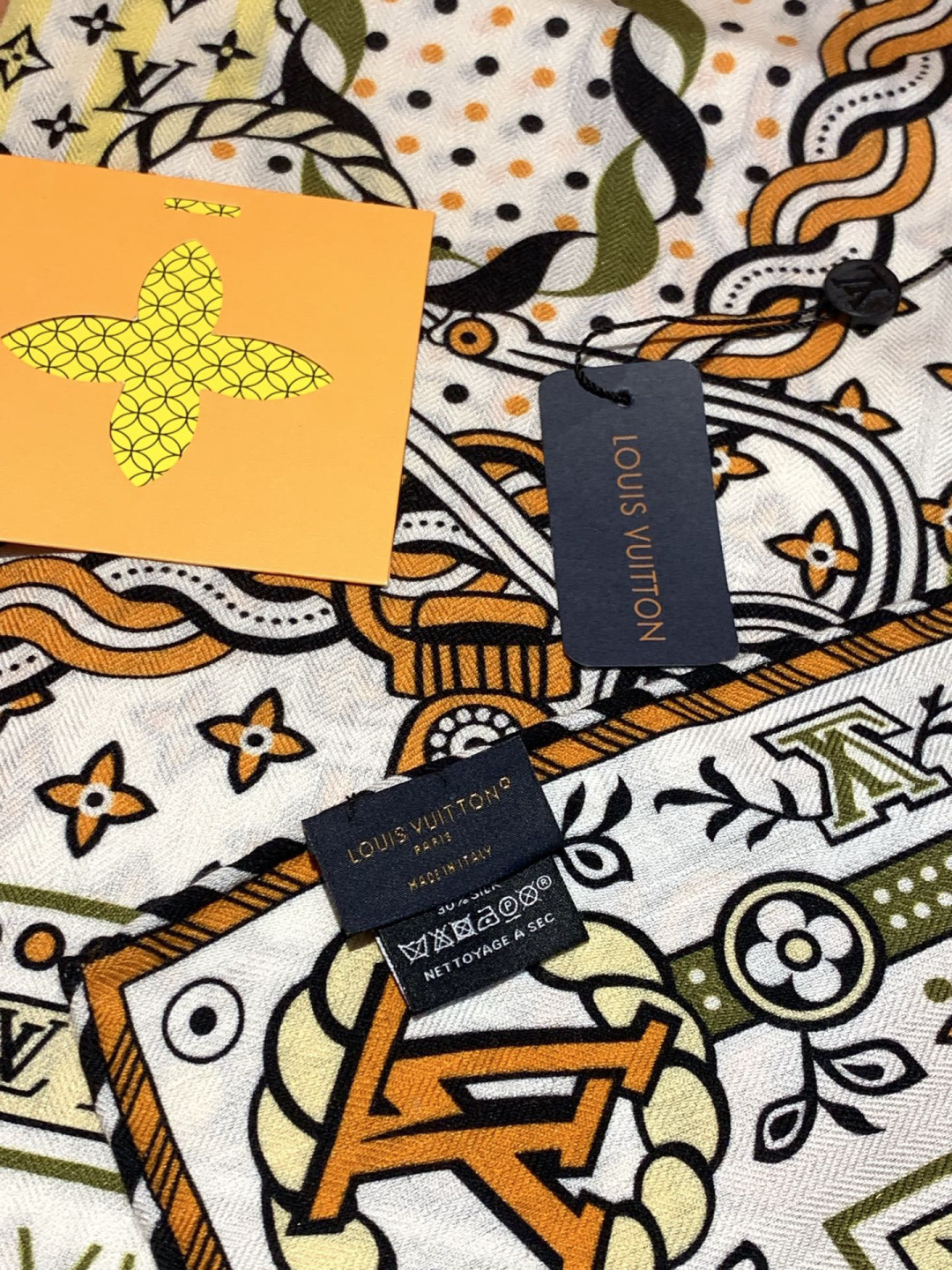 LV x TM 140披肩【140顶级丝绒双面同色披肩】本款LVxTMMonogram Multicol