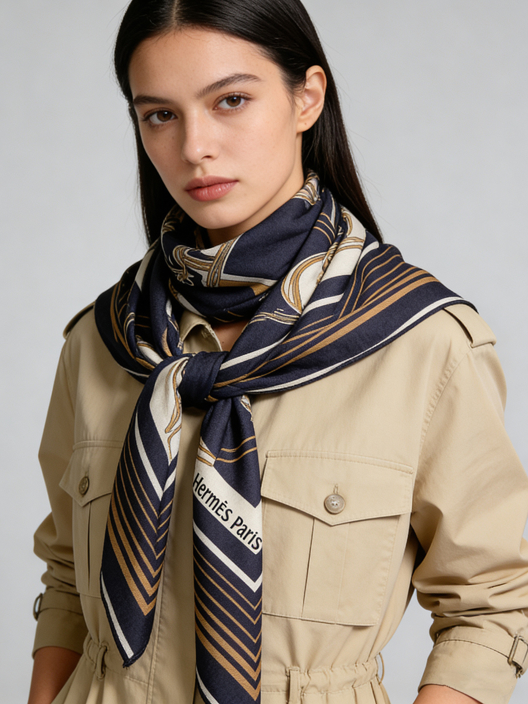 羊绒新款🆕👏👏买了都说好看‼️推荐💕爱马仕双面同色羊绒方巾【双面同色140】，顶级工艺超值‼️爱马仕专柜