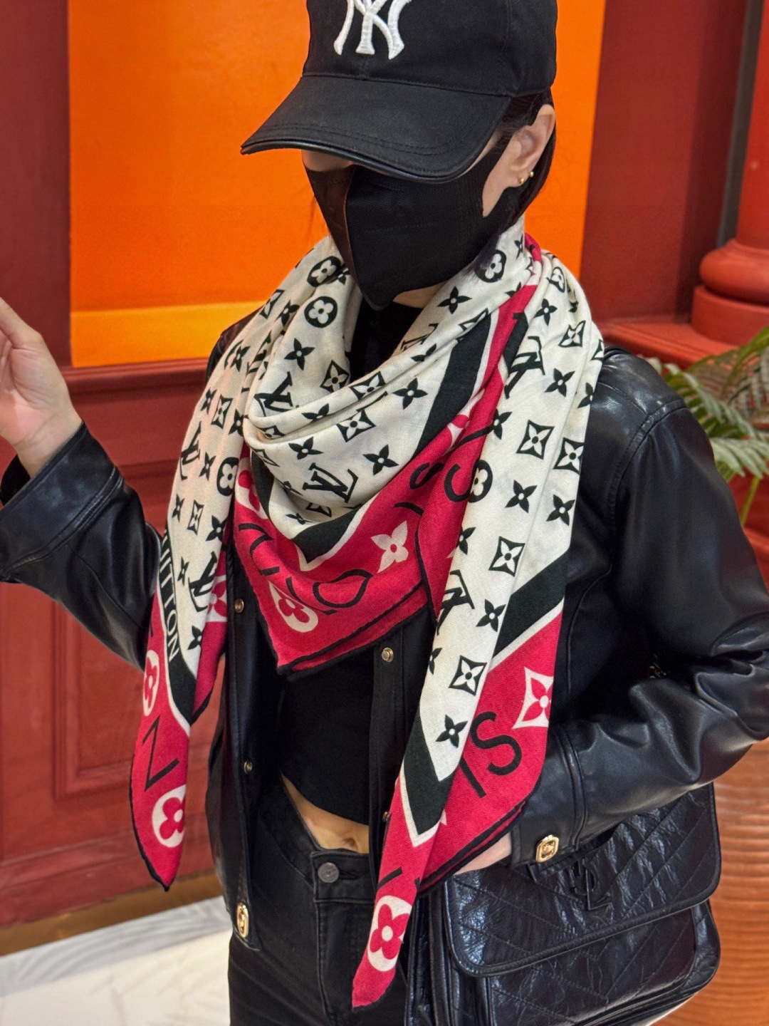 MONOGRAM INFINITY 140丝绒方巾【140顶级丝绒双面同色】Monogram Infin