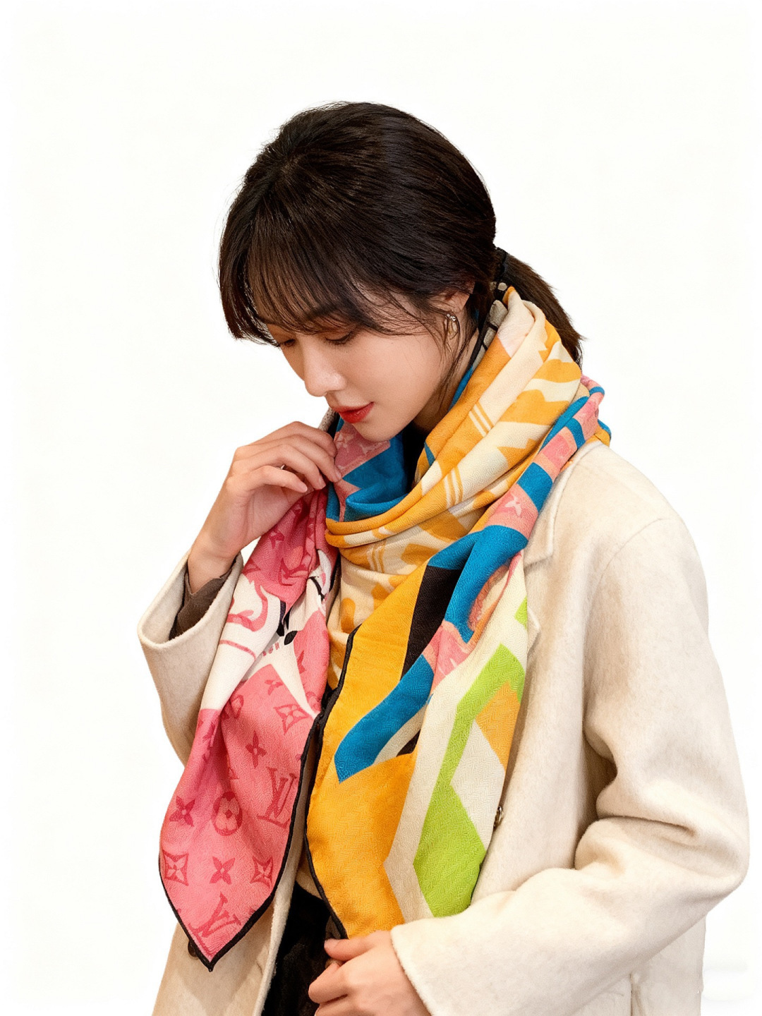 JARDIN DES PLANTES 140双面丝绒～【LV秋冬新品】Jardin Des Plante