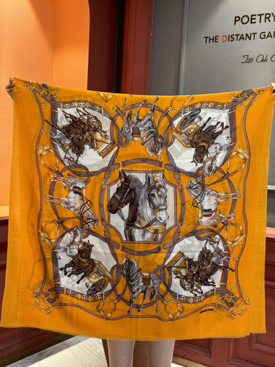 会发光发亮的围巾 新款🆕🏇🏇买了都说好看‼️推荐💕顶级工艺超值‼️爱马仕专柜爆款🎁💟立体呈现图案纹路实物