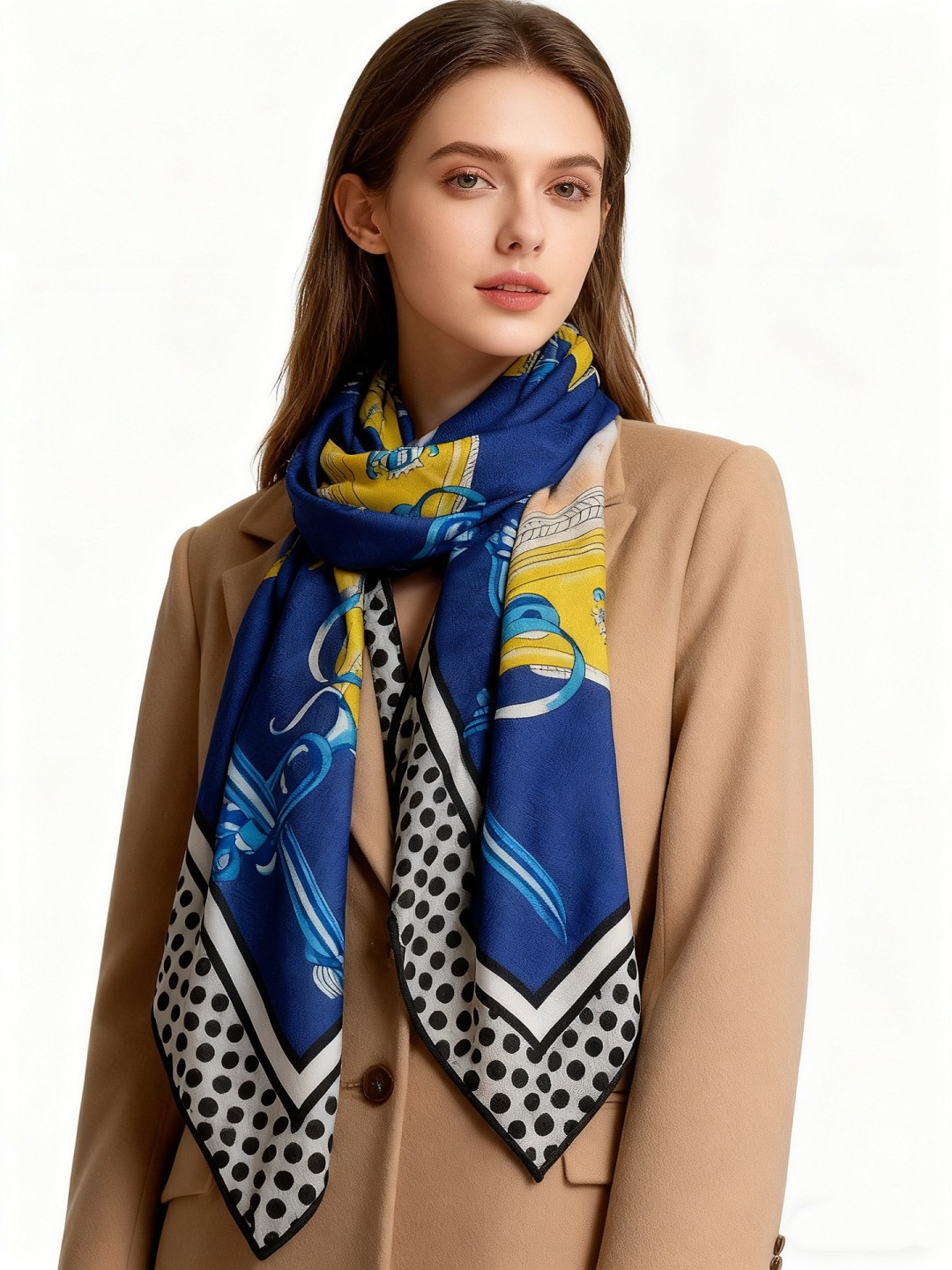 【140顶级丝羊绒双面同色披肩『骏马之城』！！超级气质！！】不仅美有其表，更有好品质与好细节的出彩内质！