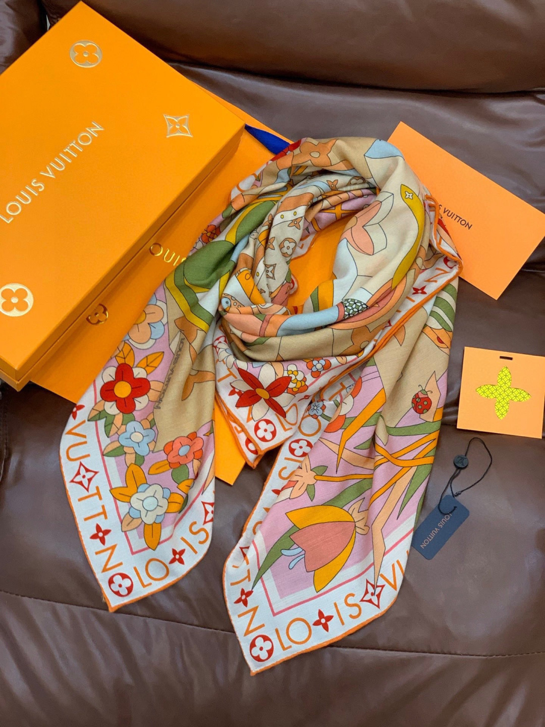 JARDIN DES PLANTES 140双面丝绒～【LV秋冬新品】Jardin Des Plante