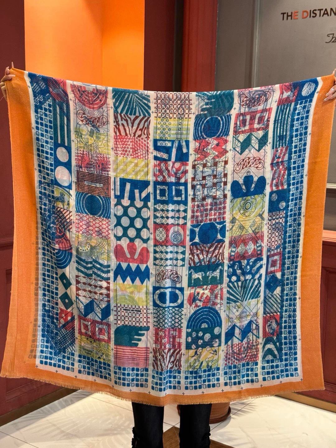 会发光发亮的围巾 爱马仕 专柜同步 买了都说好看羊绒印花‼️推荐💕顶级工艺超值‼️爱马仕专柜爆款🎁🎁羊绒