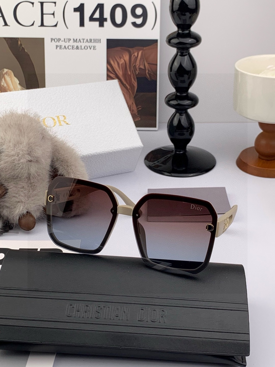 TR版本-偏光【独家大牌太阳镜无滤镜‼实拍上架 Dior官网最新发布新款太阳镜🕶，注意⚠我们是高清镜片，