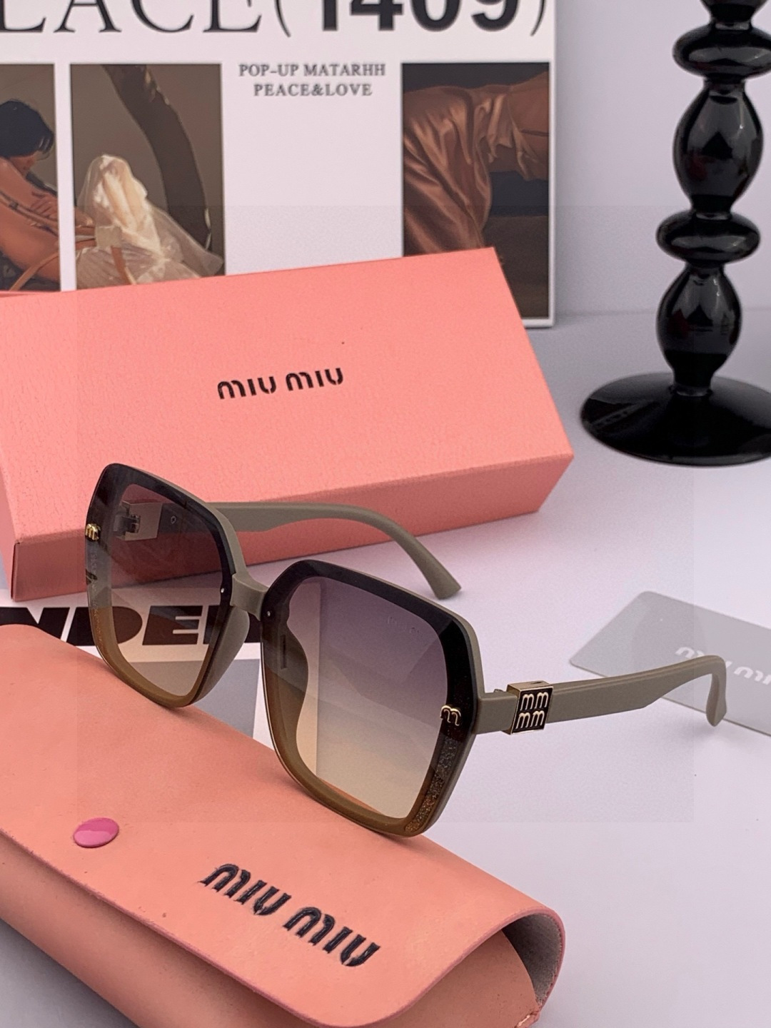 MIUMIU/缪缪🖇🖇2025开春新款🌟闪耀新款璀璨登台 ❤❤太阳镜潮品 精致个性设计简约时尚 专柜品质