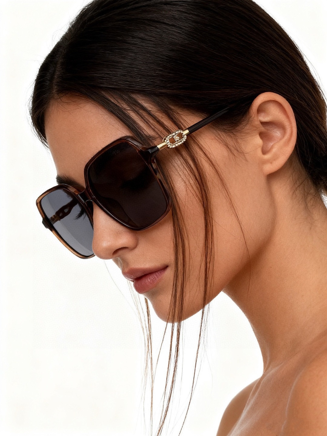 🔺 【DIOR】2025开春新款 潮流爆款 时尚圆框偏光太阳镜 高品质 佩戴舒适 网红潮款墨镜 女士高清