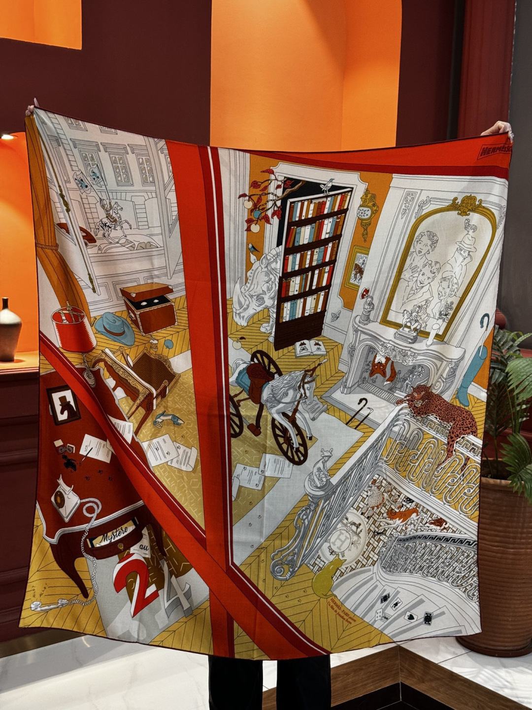 💟上新💞｛24号之谜｝羊绒大方巾[双面同色140]手工卷边H家是创意和作品故事的无限源泉，每季皆推出全新