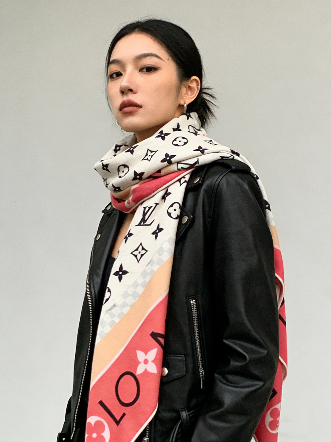 MONOGRAM INFINITY 140丝绒方巾【140顶级丝绒双面同色】Monogram Infin