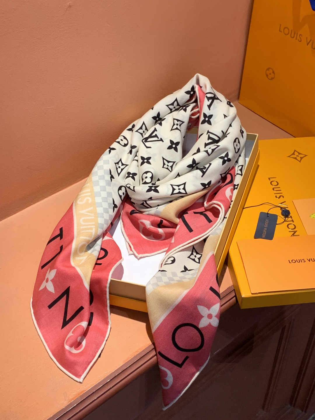 MONOGRAM INFINITY 140丝绒方巾【140顶级丝绒双面同色】Monogram Infin