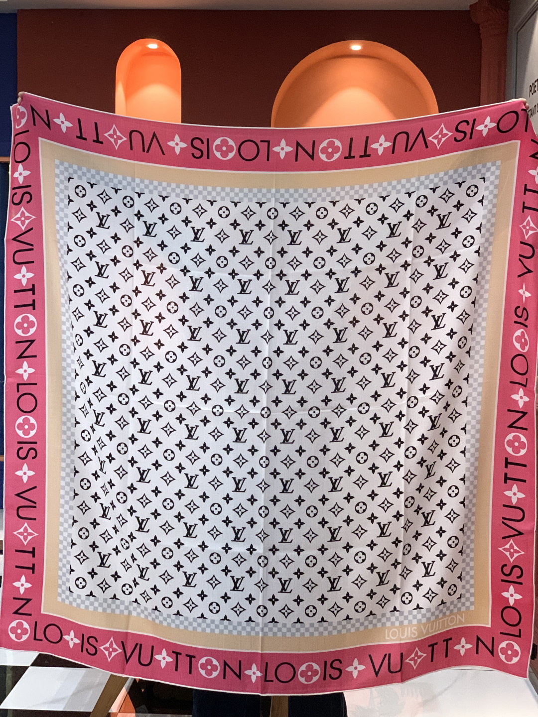 MONOGRAM INFINITY 140丝绒方巾【140顶级丝绒双面同色】Monogram Infin