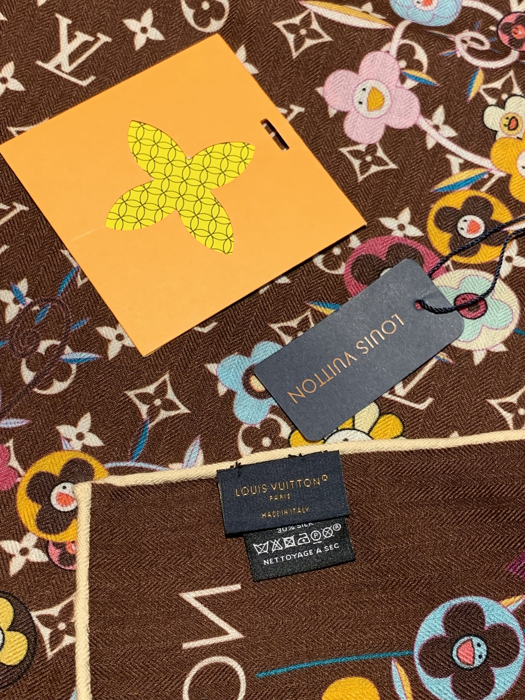 MONOGRAM INFINITY 140丝绒方巾【140顶级丝绒双面同色】Monogram Infin