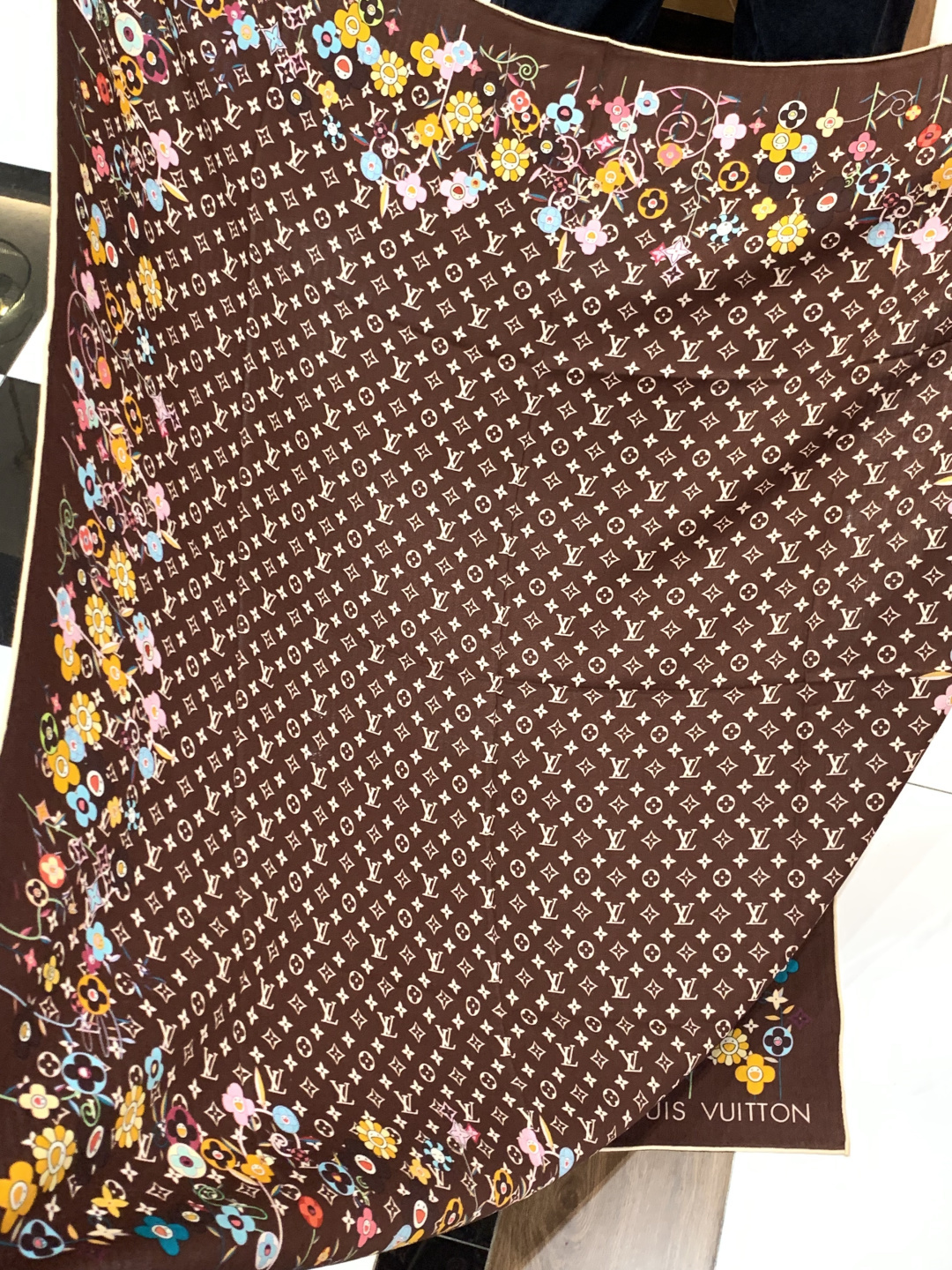 MONOGRAM INFINITY 140丝绒方巾【140顶级丝绒双面同色】Monogram Infin