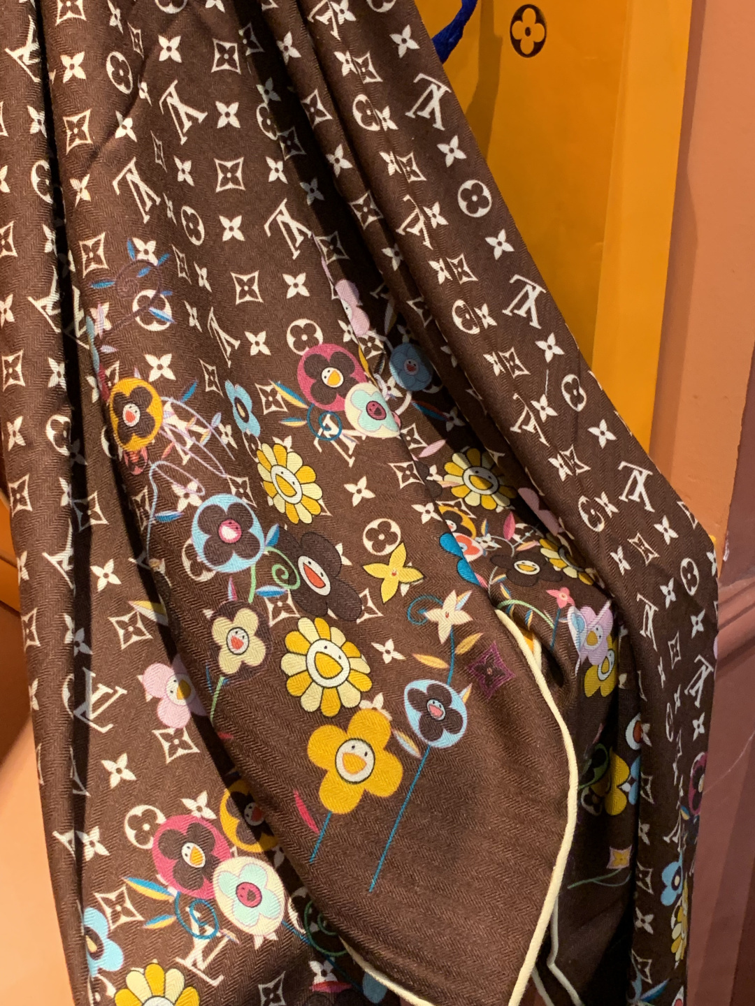 MONOGRAM INFINITY 140丝绒方巾【140顶级丝绒双面同色】Monogram Infin