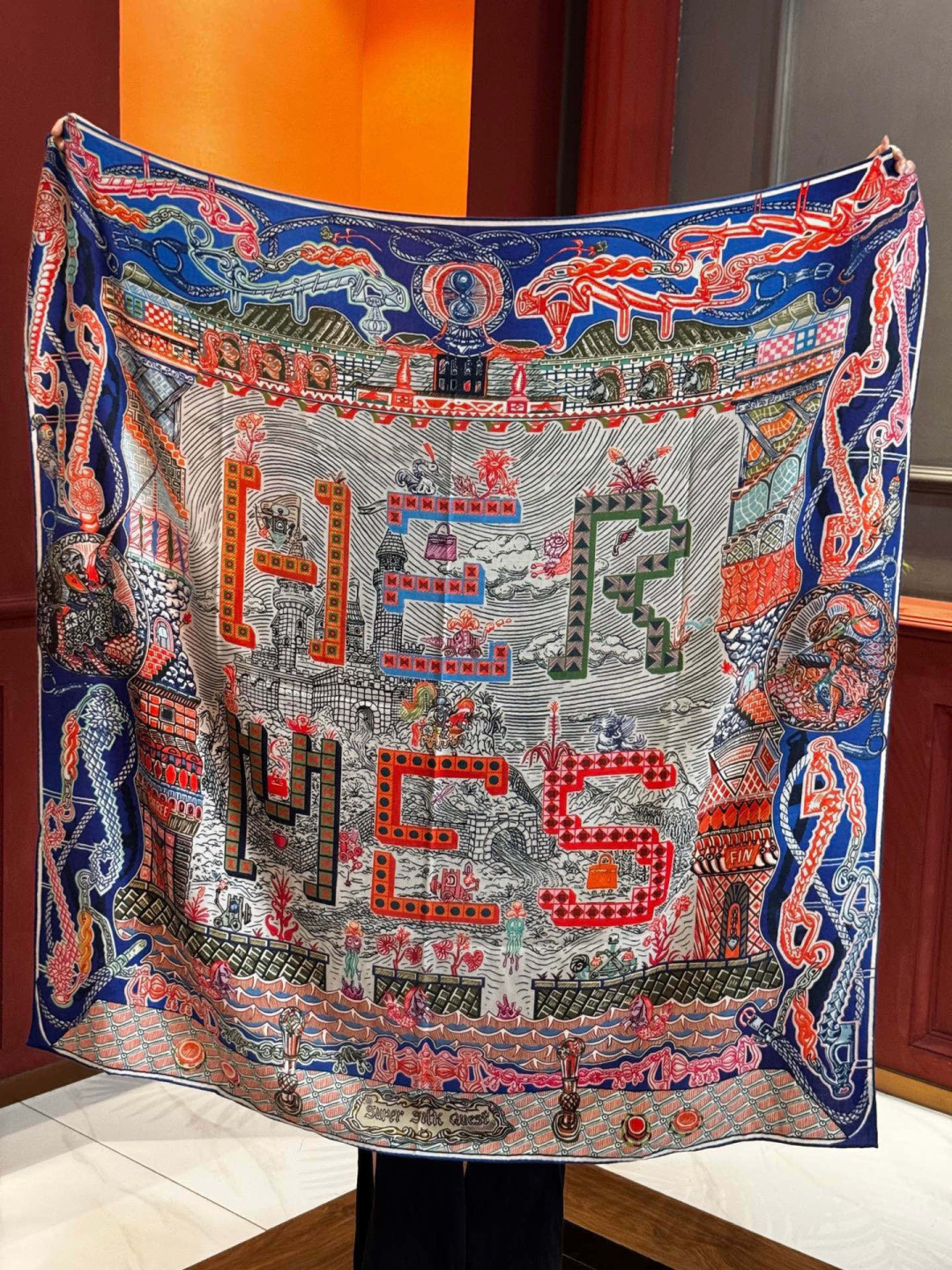 新款 秋冬搭配利器❗️顶级双面同色真丝羊绒披肩！！点睛精彩，图案和配色都超级喜欢，又一款双面配色工艺设计