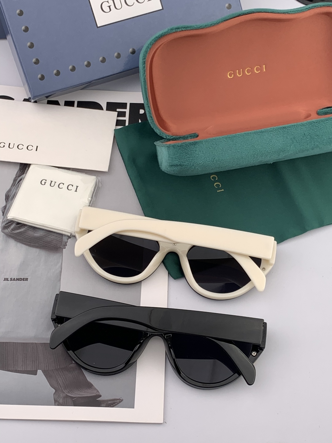 🔺 【GUCCI】2025开春新款 潮流爆款 时尚方框太阳镜 高品质 佩戴舒适 网红潮款墨镜 型号：G8