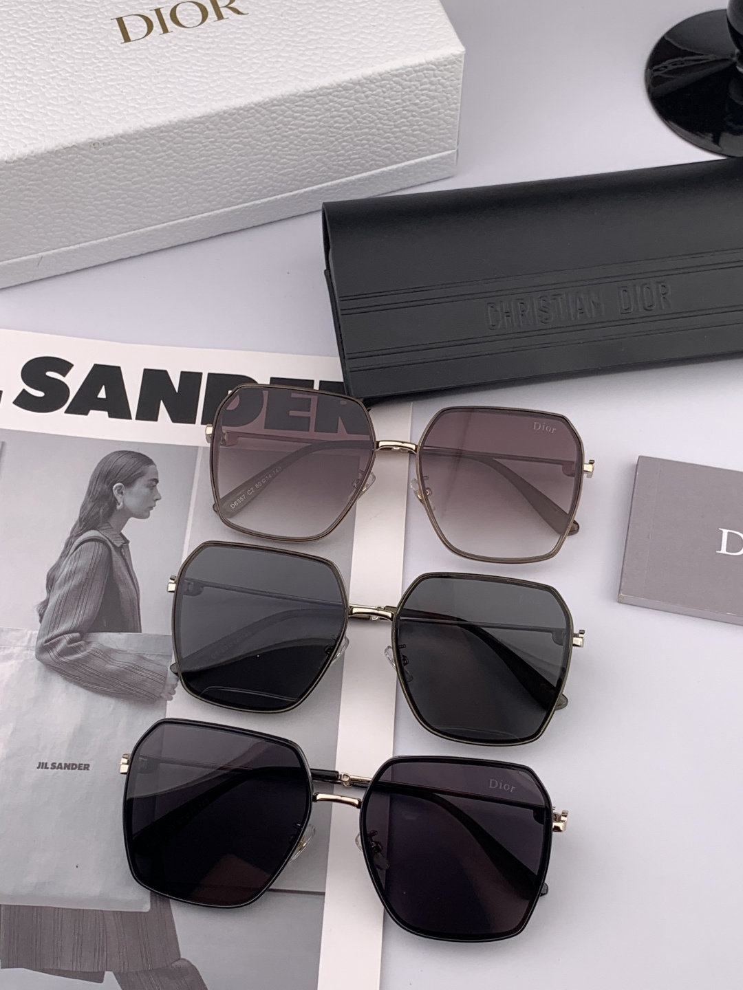 🔺 【DIOR-迪奥】2025开春新款 潮流爆款 时尚尼龙偏光太阳镜 高品质 佩戴舒适 网红潮款墨镜 型