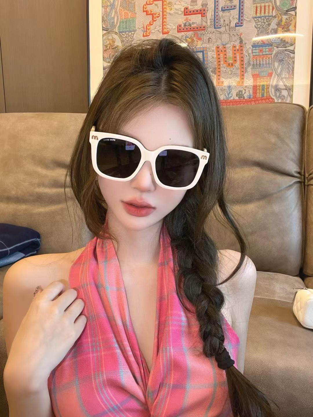 MIUMIU/缪缪🖇🖇2025🌟闪耀新款璀璨登台 ❤❤太阳镜潮品 精致个性设计简约时尚 专柜品质值得拥有