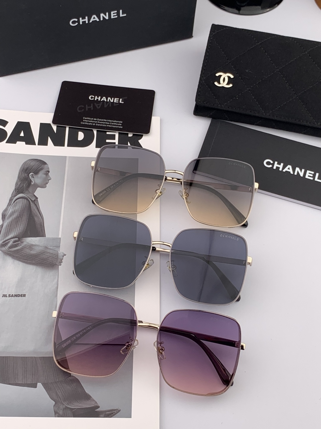 🔺 【香奈儿-尼龙偏光太阳镜】开春新款 潮流爆款 时尚多边形偏光太阳镜 高品质 佩戴舒适 网红潮款墨镜 