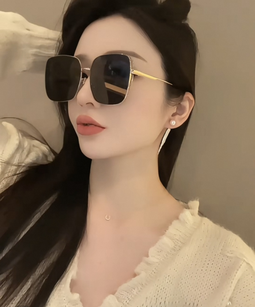 🔺 【香奈儿-尼龙偏光太阳镜】开春新款 潮流爆款 时尚多边形偏光太阳镜 高品质 佩戴舒适 网红潮款墨镜 