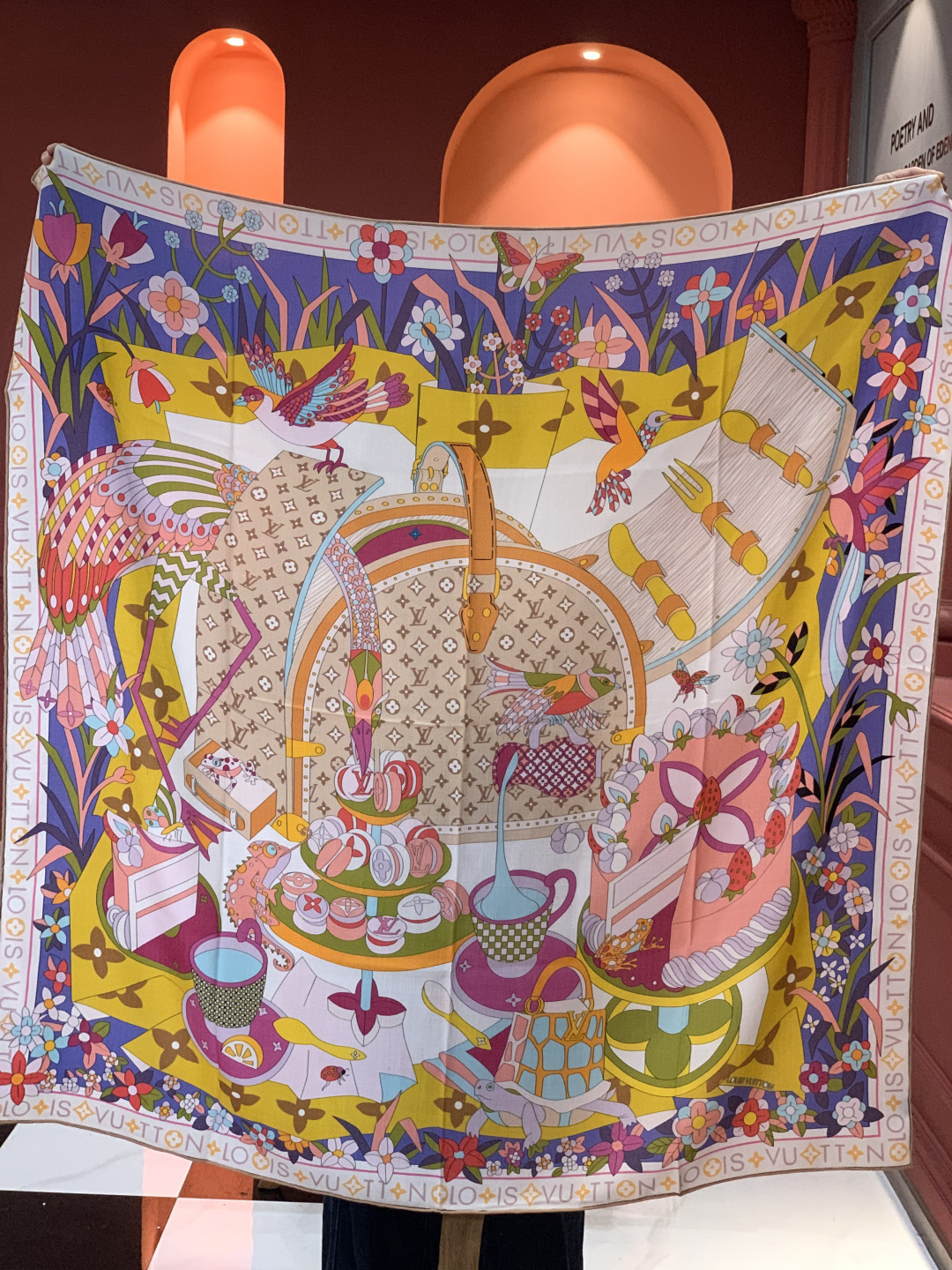 JARDIN DES PLANTES 140双面丝绒～【LV秋冬新品】Jardin Des Plante