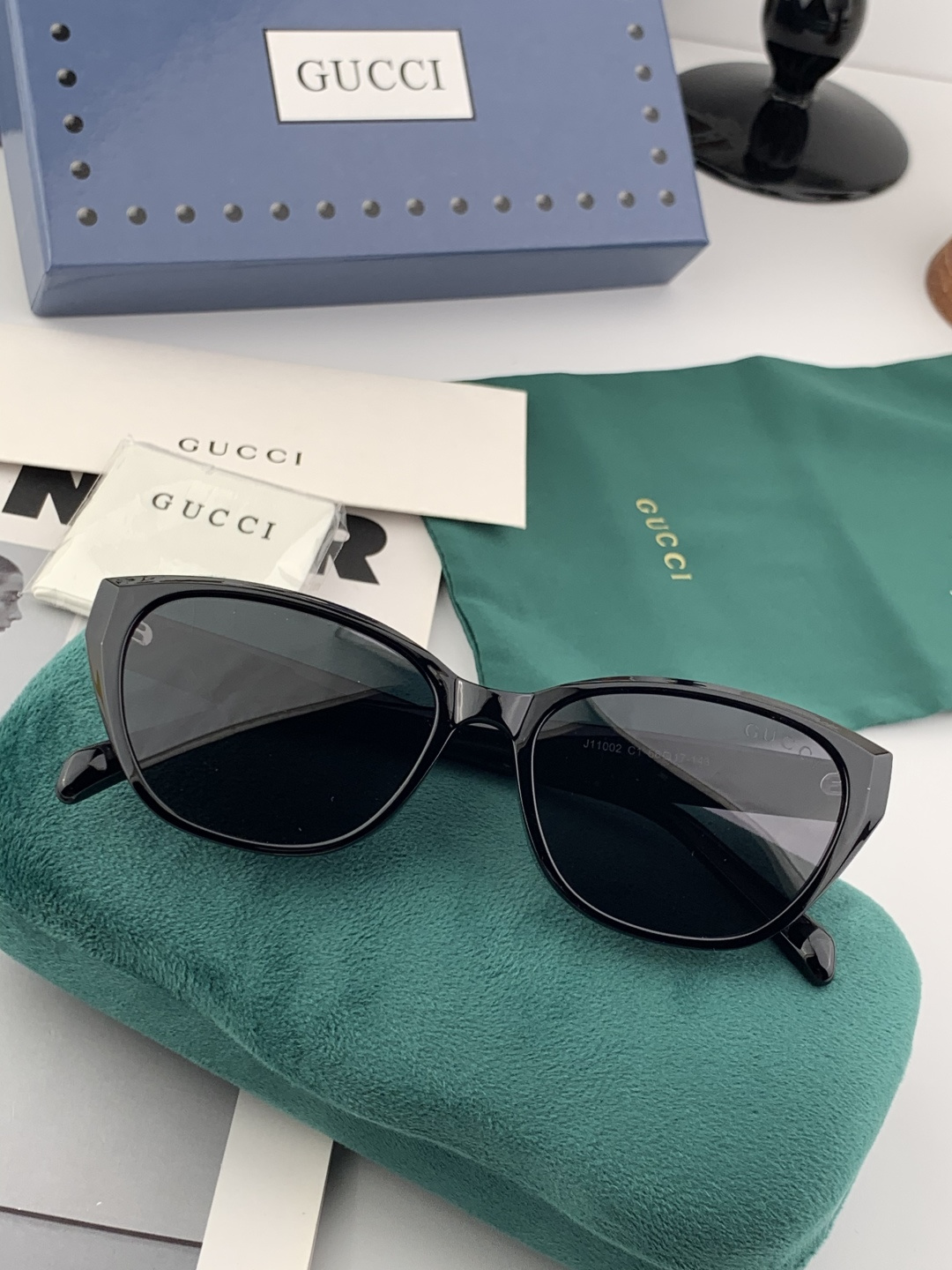 🔺 【GUCCI】2025开春新款 潮流爆款 时尚方框偏光太阳镜 高品质 佩戴舒适 网红潮款墨镜 女士高