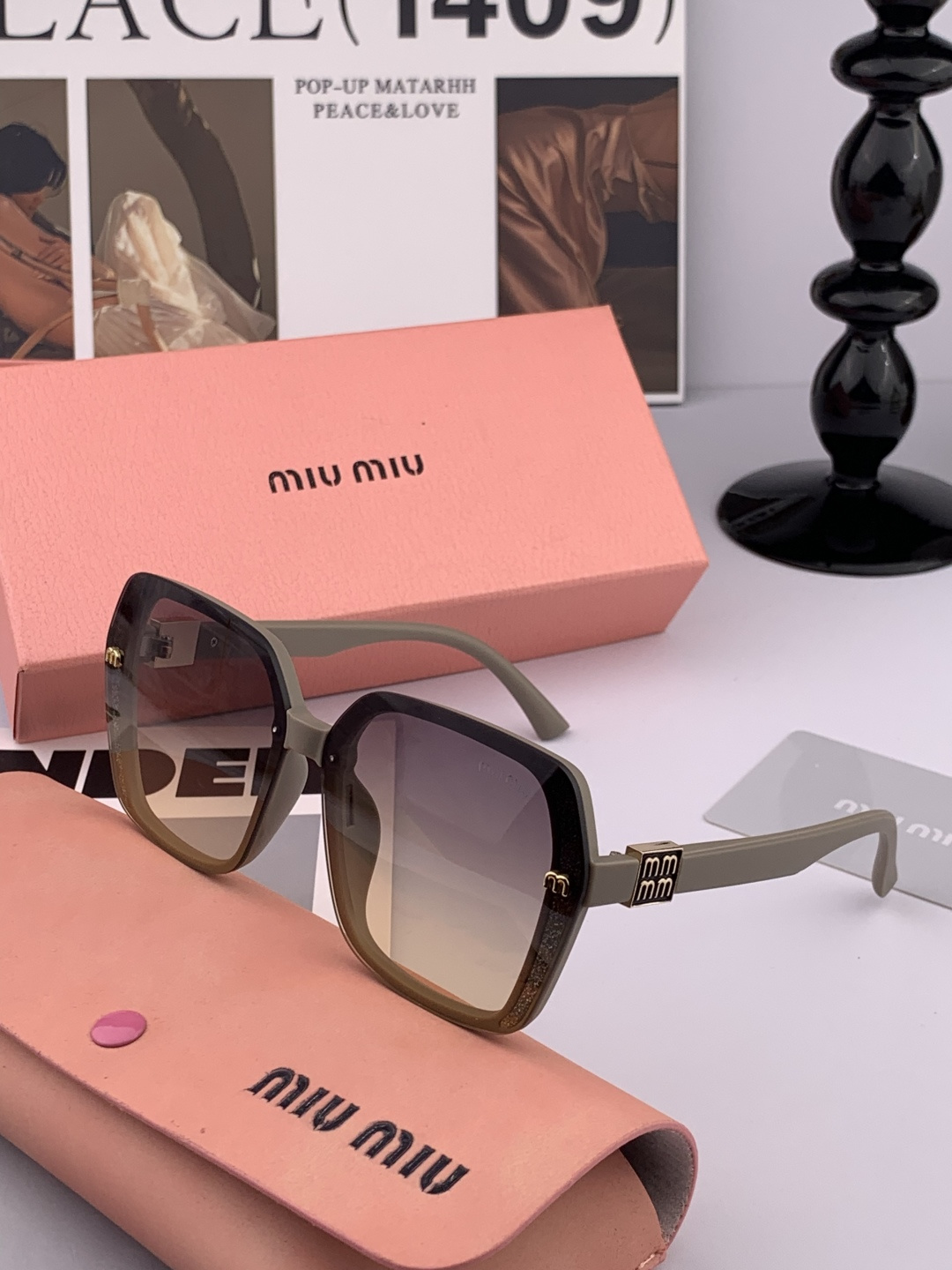 MIUMIU/缪缪🖇🖇2025开春新款🌟闪耀新款璀璨登台 ❤❤太阳镜潮品 精致个性设计简约时尚 专柜品质