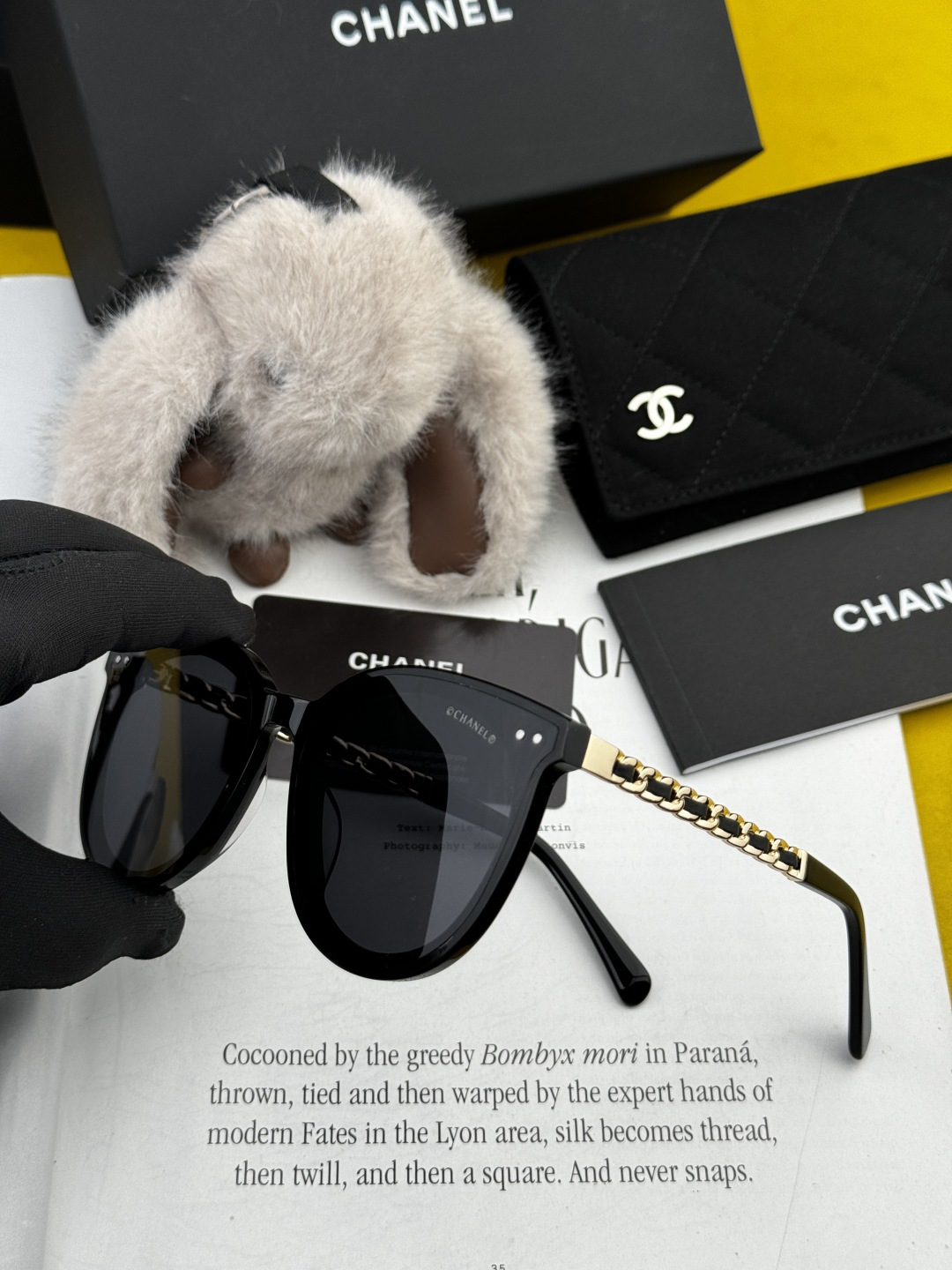 香奈儿2025 开春新款大框太阳镜男女同款 😎 爆款大框尼龙太阳镜 超逼格超酷 镜腿品牌设计感强 nic