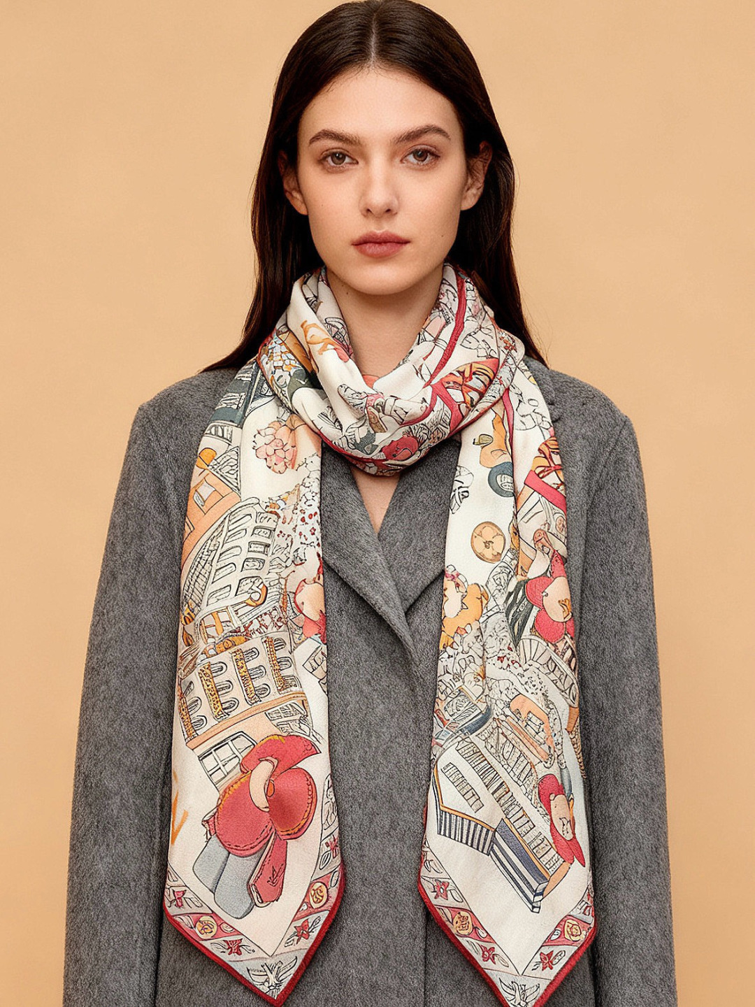 🆕L.viP 定制级别 【双面同色高奢丝绒方巾，baby绒级别的超柔触感】只有我家的品质才能叫丝绒方巾路