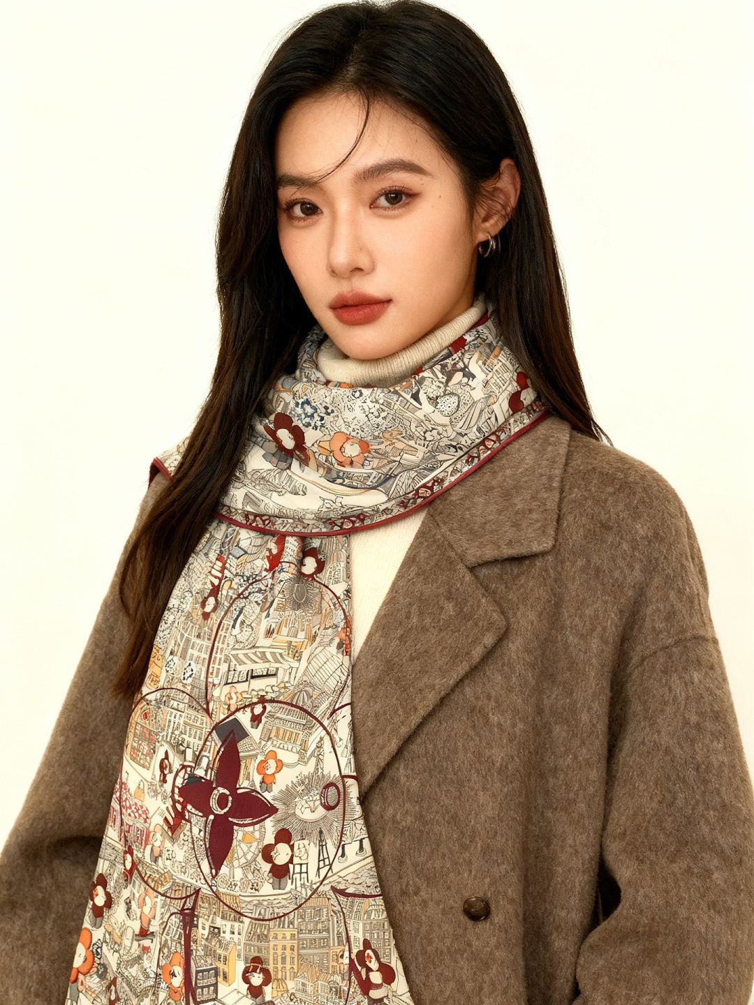 🆕L.viP 定制级别 【双面同色高奢丝绒方巾，baby绒级别的超柔触感】只有我家的品质才能叫丝绒方巾路