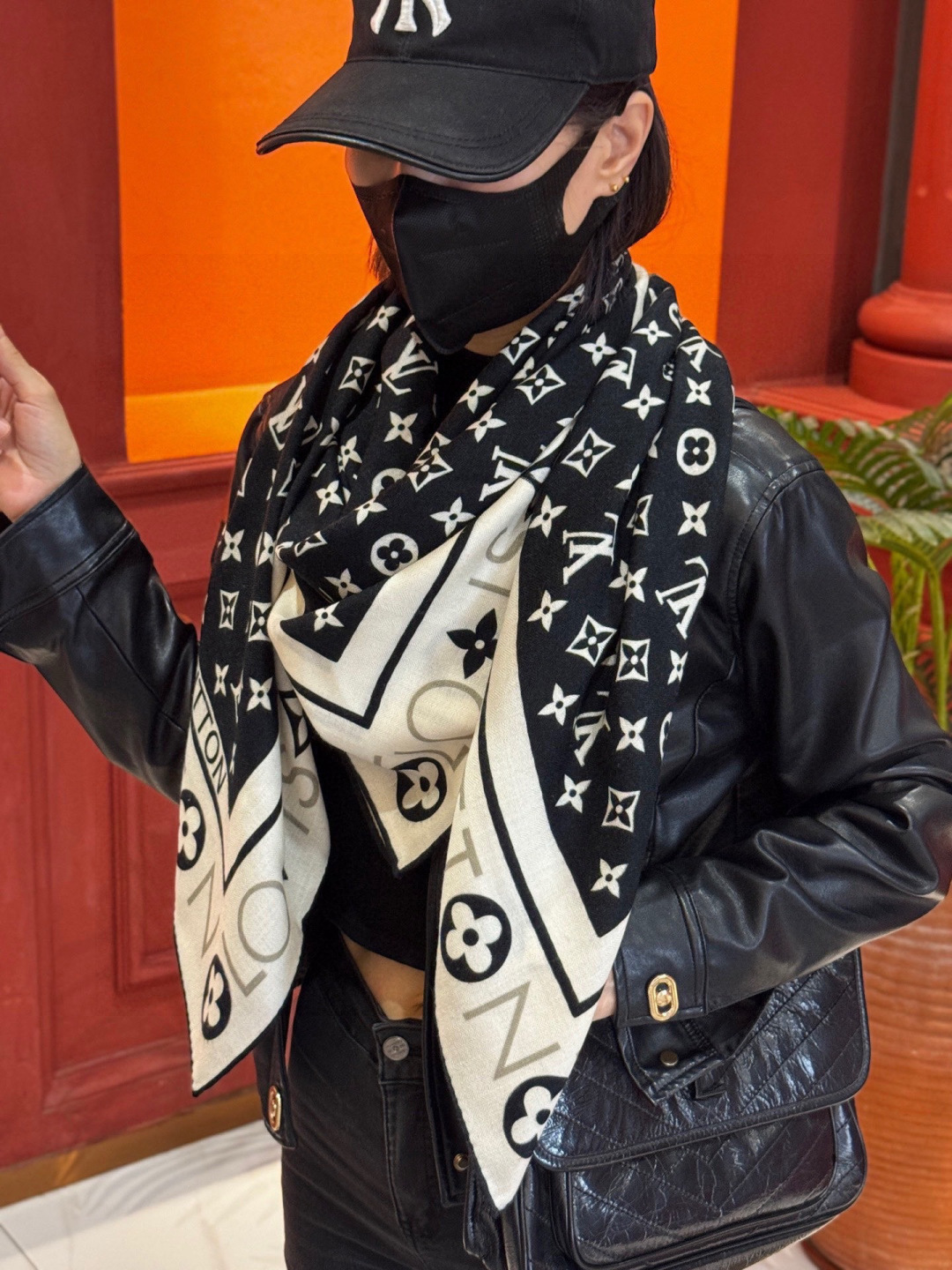 MONOGRAM INFINITY 140丝绒方巾【140顶级丝绒双面同色】Monogram Infin