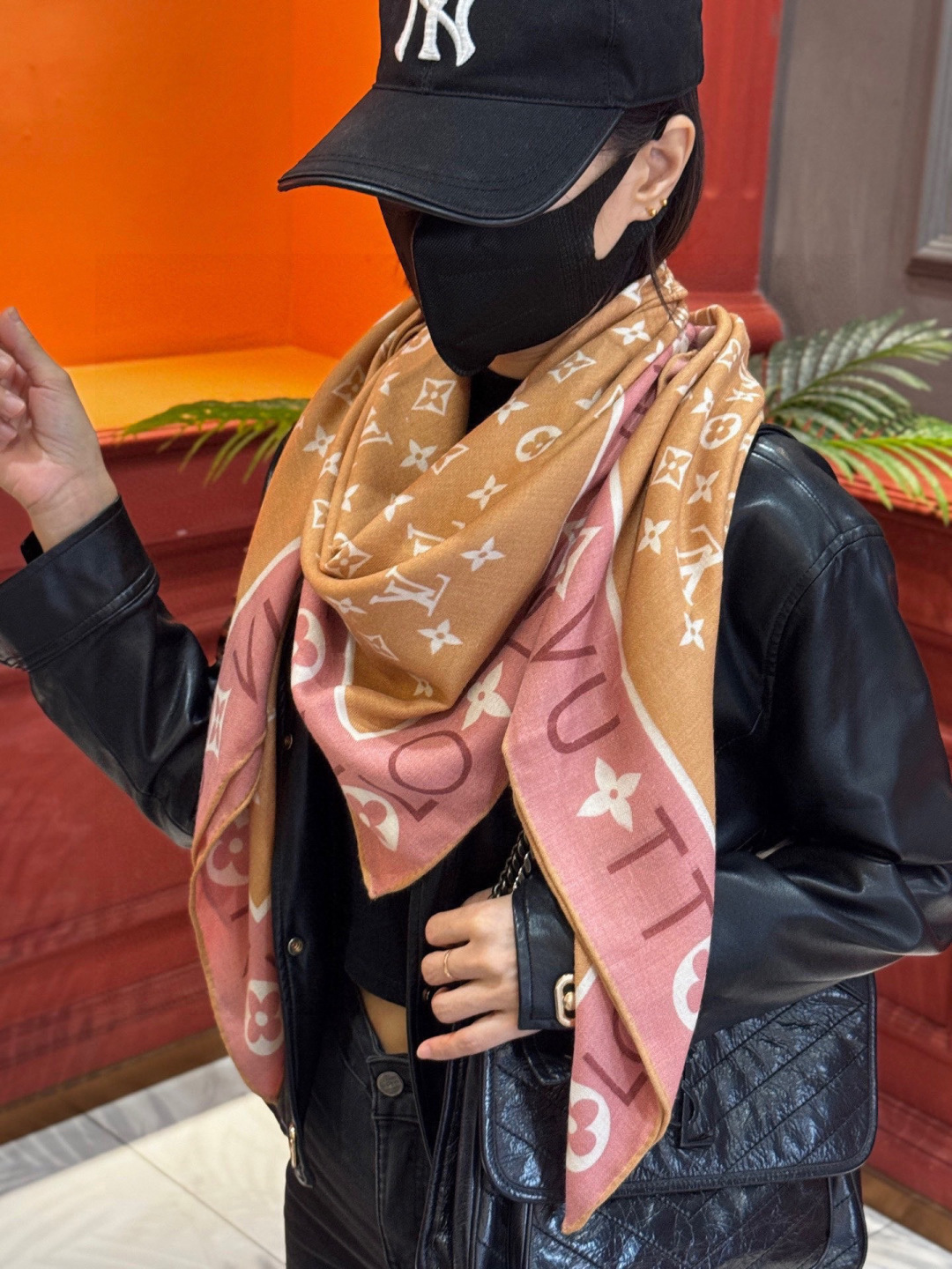 MONOGRAM INFINITY 140丝绒方巾【140顶级丝绒双面同色】Monogram Infin