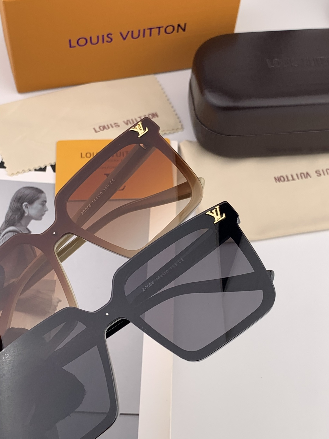 🔺LV🔻2025早春新款，众多明星同款[色]LV‼️‼️新款大框墨镜 ，🌈🌈宝丽来超清太阳镜🔝🔝型号：L