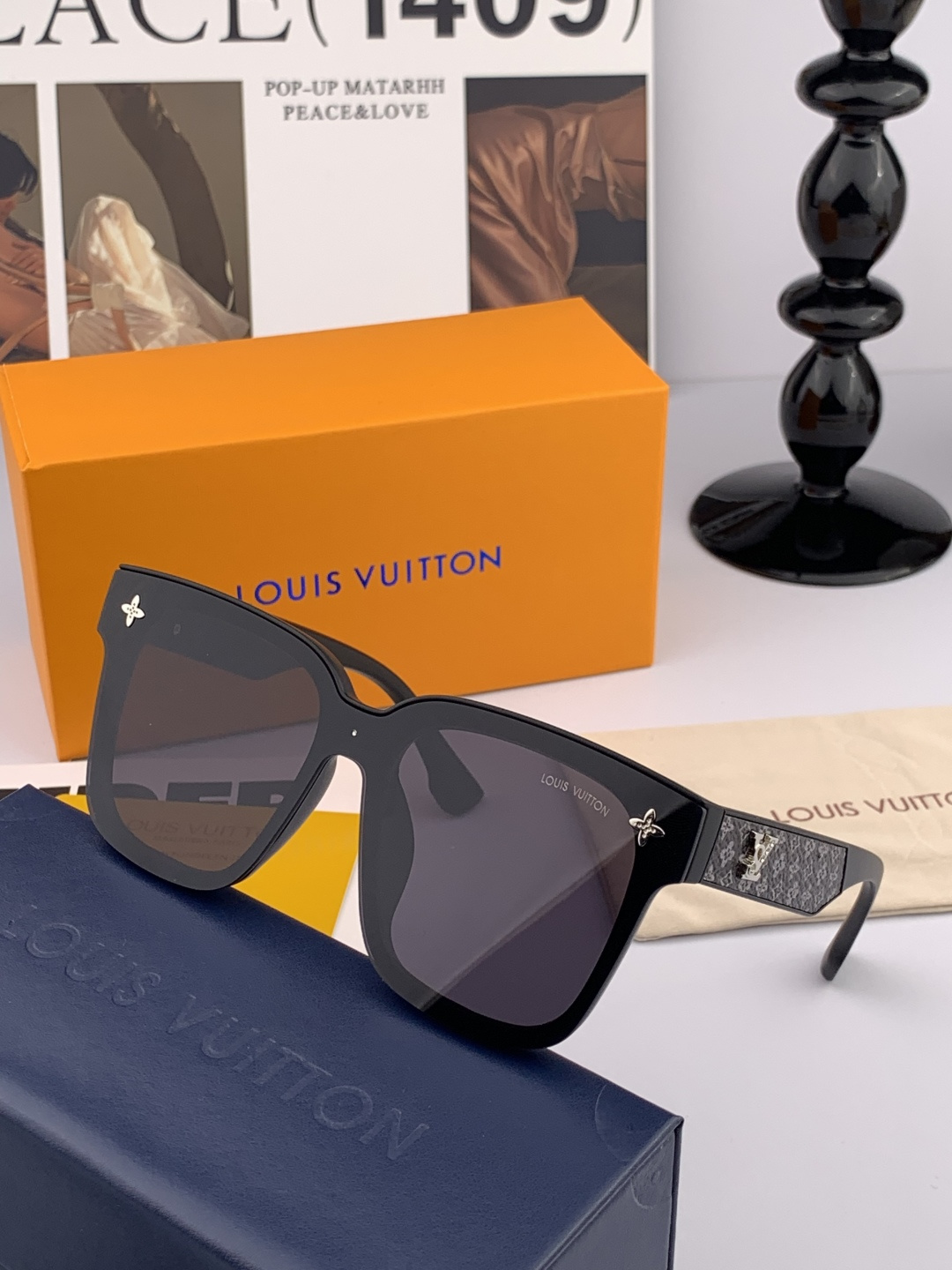 GUCCI 2025开春新款太阳镜 各路网红纷纷带起气场满分‼️ 俏皮甜美.上脸效果更佳.金属质感超好 