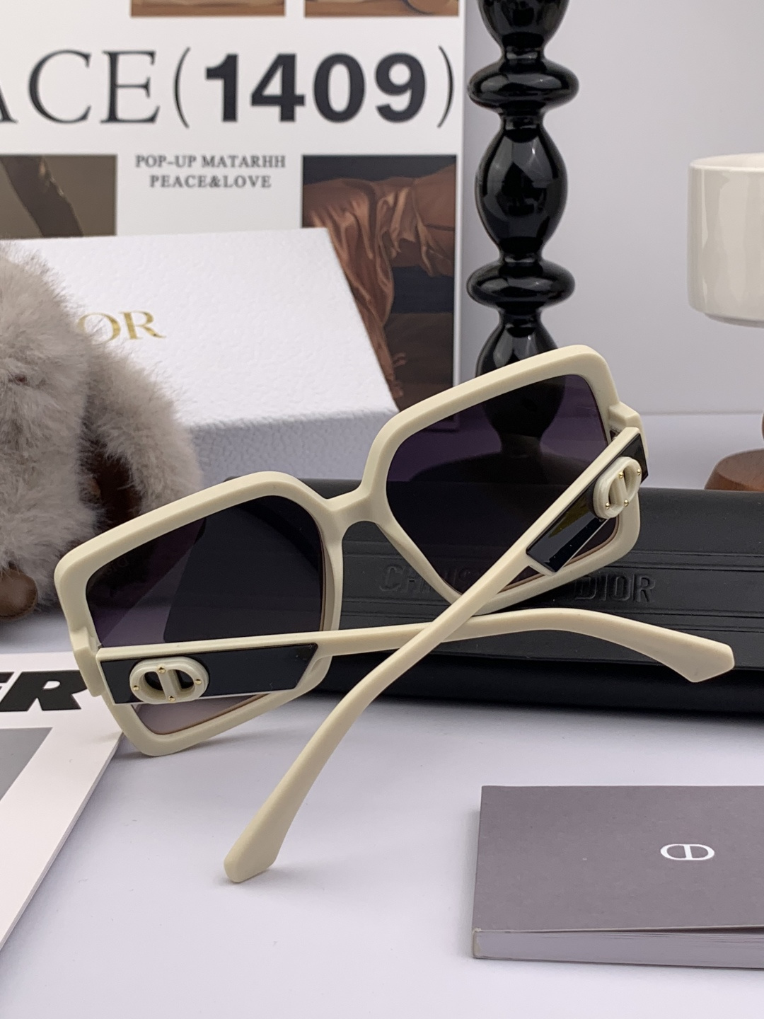 🔺 【DIOR-迪奥】2025开春新款 潮流爆款 时尚方框偏光太阳镜 高品质 佩戴舒适 网红潮款墨镜 女