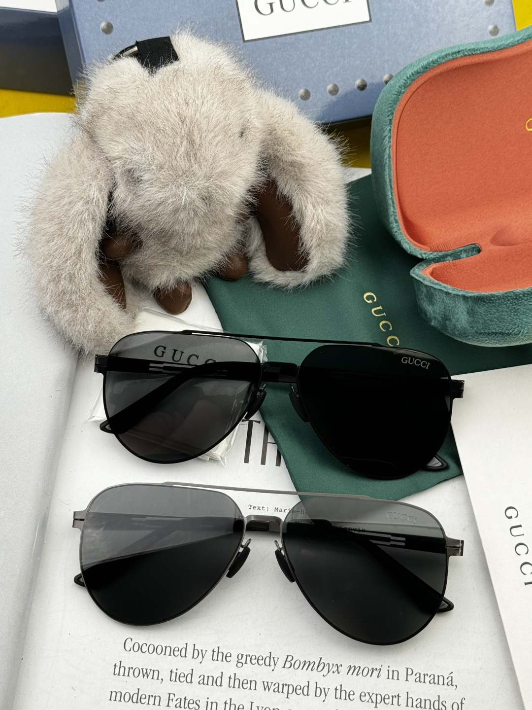 ♦️ GUCCI 2025新款男女情侣款太阳镜多边形墨镜iP电镀永不褪色 超轻超有弹性整幅眼镜无螺丝重要