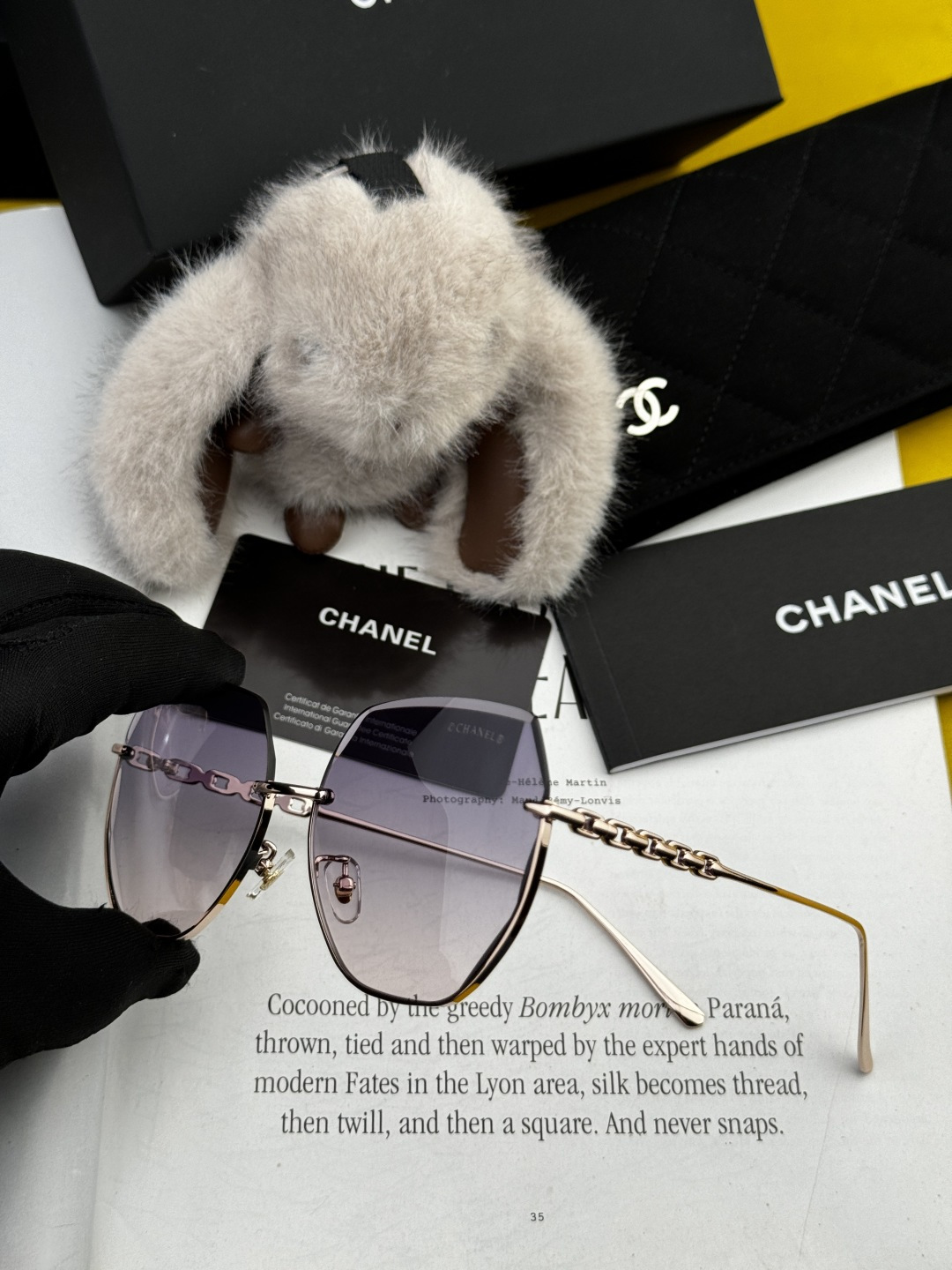 🔺 【香奈儿-尼龙偏光太阳镜】2025开春新款 潮流爆款 时尚多边形偏光太阳镜 高品质 佩戴舒适 网红潮