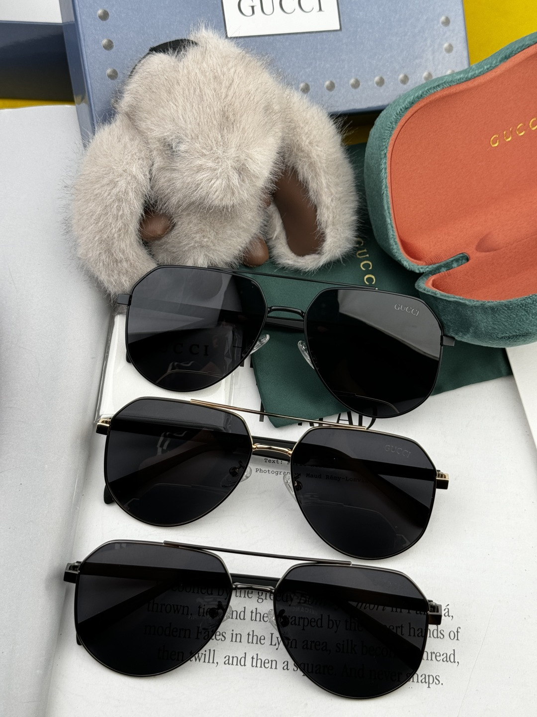 Gucci 。 高品质男女款墨镜 👍 进口宝丽来偏光镜片 。蛤蟆镜 开车钓鱼都可 。百搭显瘦墨镜韩版男士