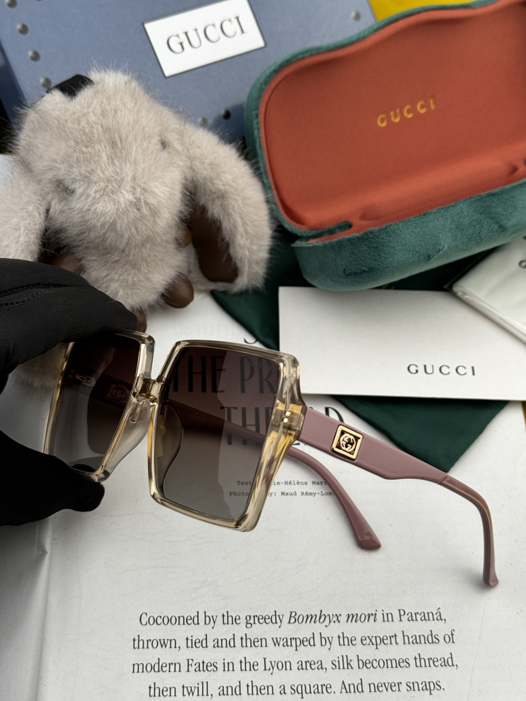 2025新款！新款出货！女士高清加厚偏光太阳镜🕶️ 🎉💍新款GUCCI偏光太阳镜[得意]开车驾驶镜时尚墨