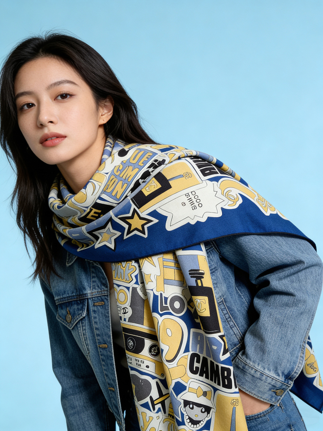 2025秋冬高级成衣系列～Chanel 【140双面同色丝绒披肩】此系列谱写一曲自由轻灵的赞歌本系列作品