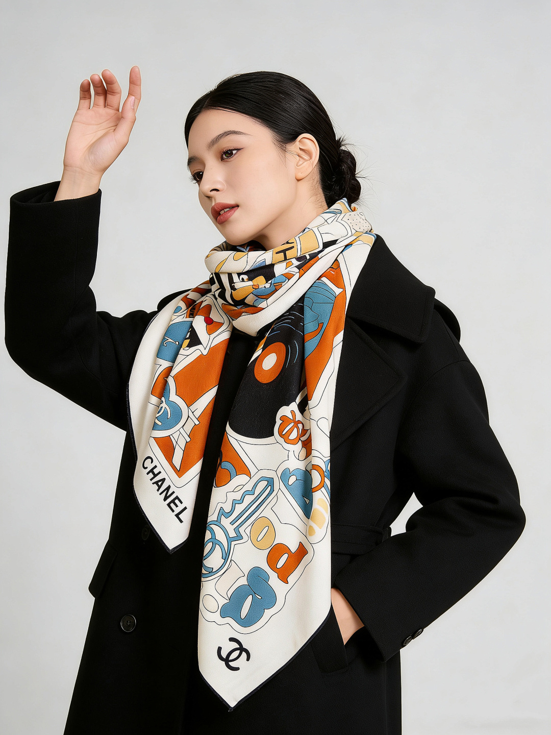 2025秋冬高级成衣系列～Chanel 【140双面同色丝绒披肩】此系列谱写一曲自由轻灵的赞歌本系列作品