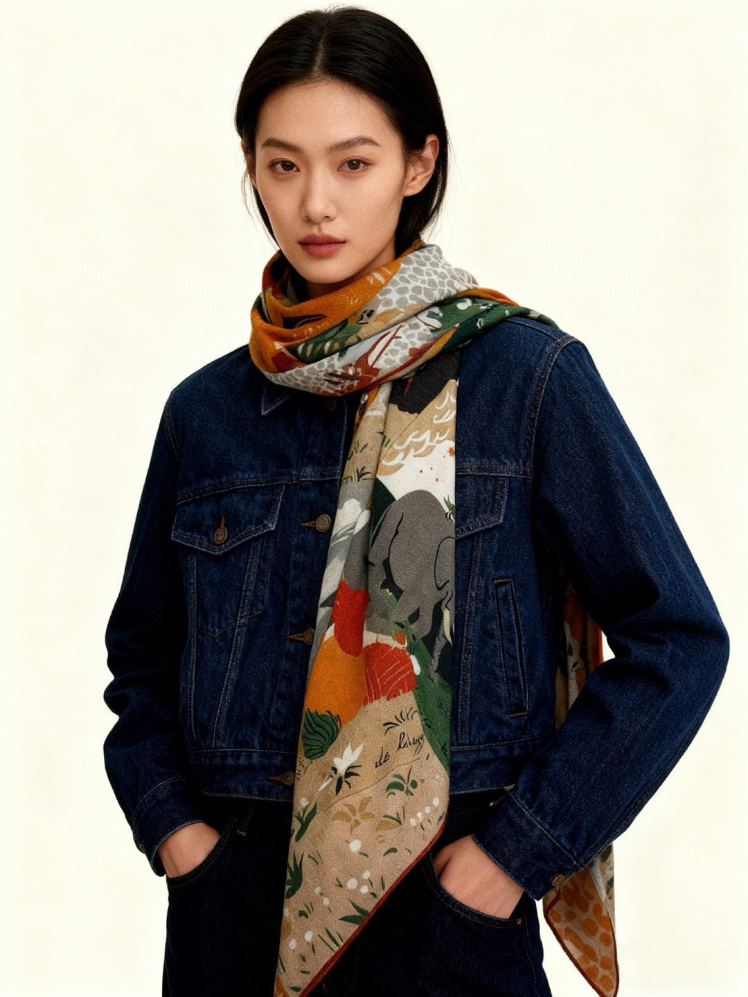 新款现货💖💖140丝绒方巾双面同色（专柜同步Hermes爱马仕）‼️抢‼️VIP推荐 ‼️下手一定要快【