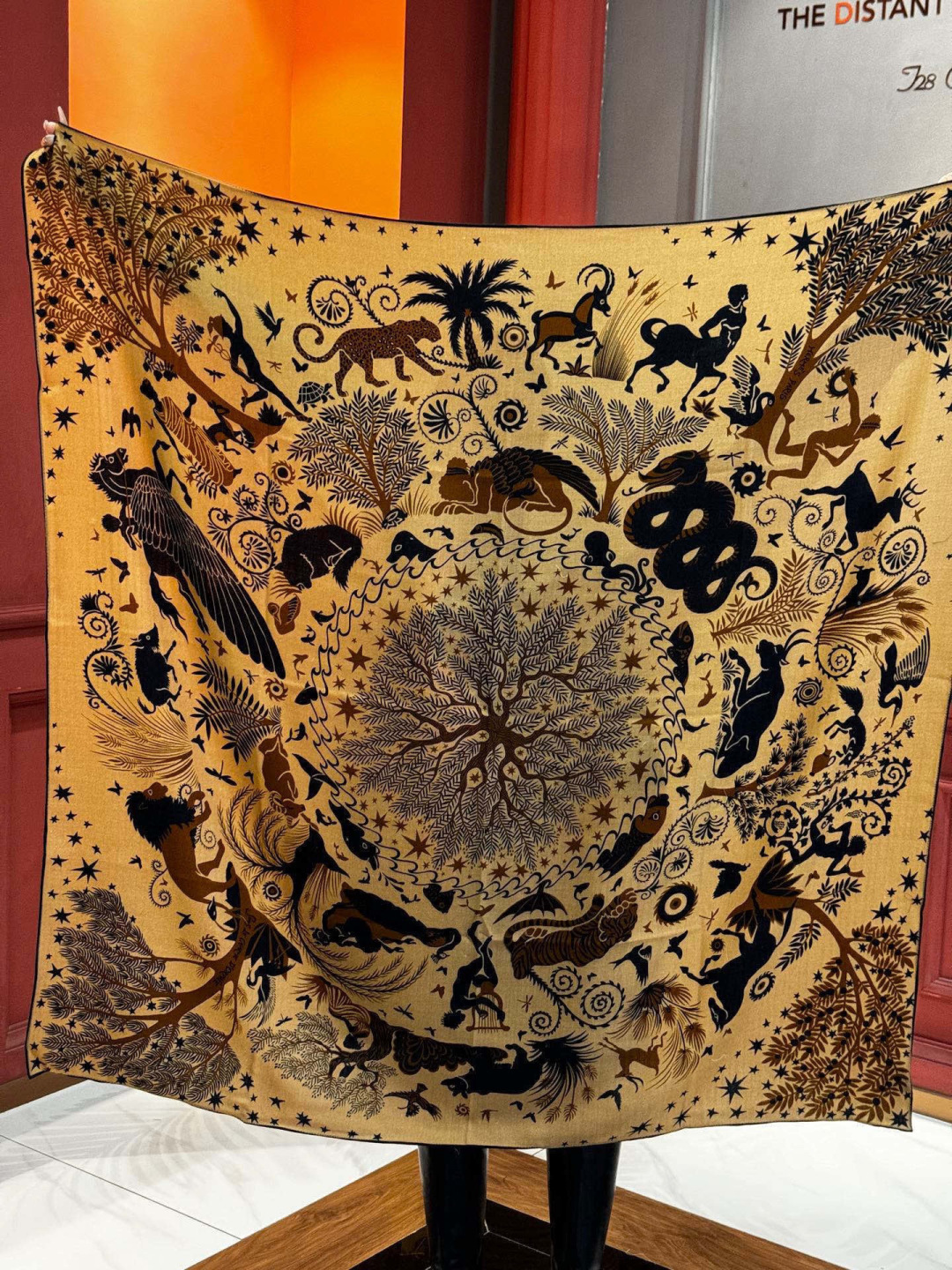 羊绒新款🆕👏👏买了都说好看‼️推荐💕爱马仕双面同色羊绒方巾【玛雅森林双面同色140】，顶级工艺超值‼️爱