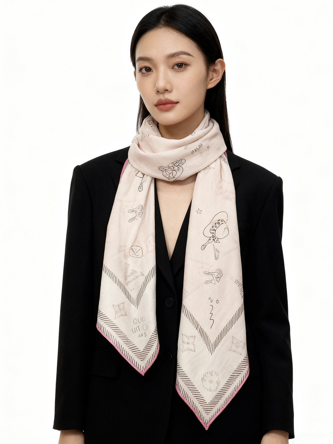 JARDIN DES PLANTES 140双面丝绒～【LV秋冬新品】Jardin Des Plante