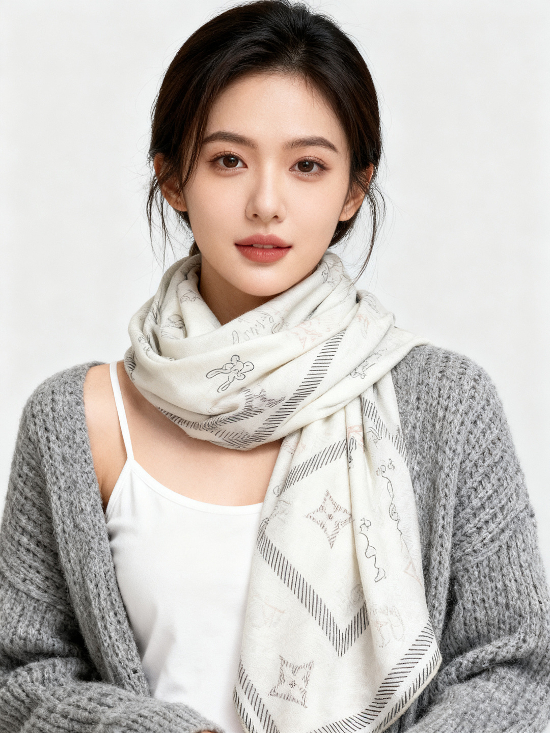 JARDIN DES PLANTES 140双面丝绒～【LV秋冬新品】Jardin Des Plante