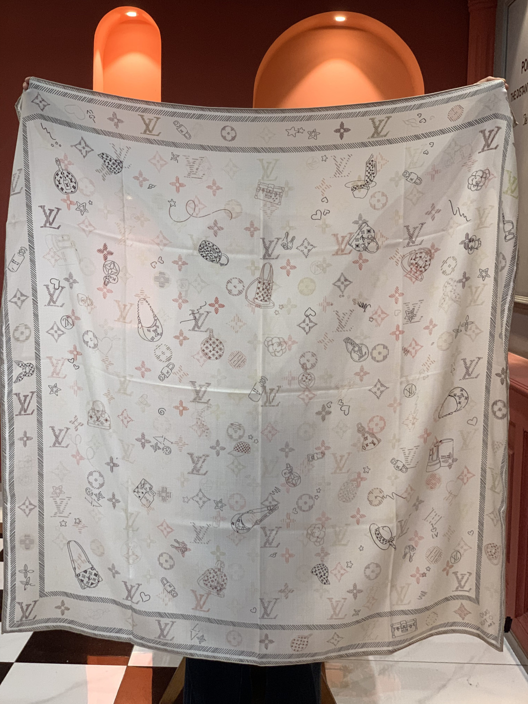 JARDIN DES PLANTES 140双面丝绒～【LV秋冬新品】Jardin Des Plante